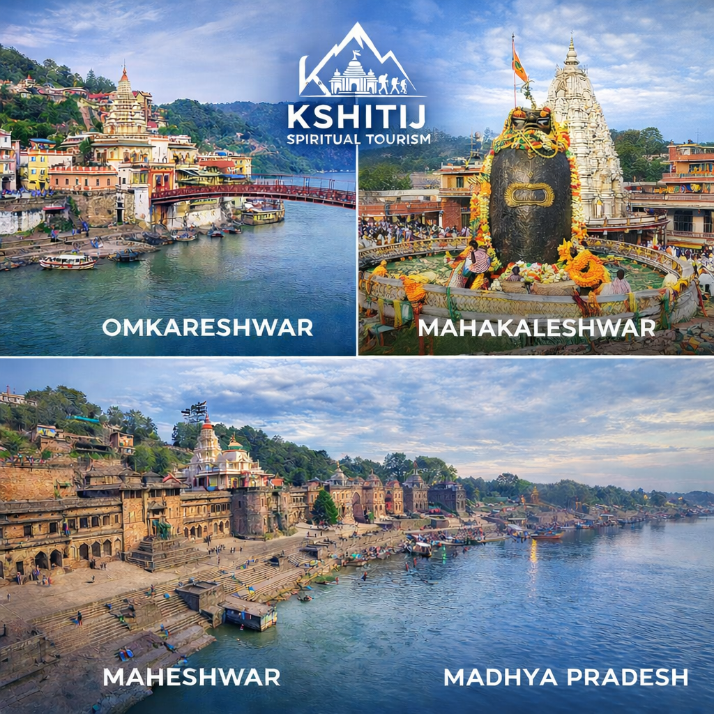 Mahakaleshwar, Ujjain & Omkareshwar Jyotirling with Maheshwar Temple